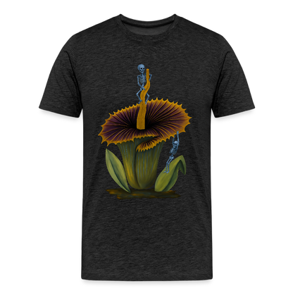 Flora Mortis - Titanwurz Pflanze mit Skeletten - Männer Premium T-Shirt - by Artful Alchemist