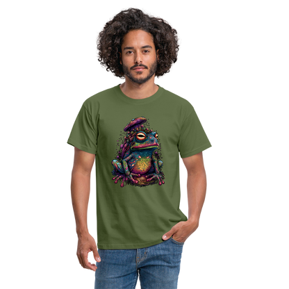 Trippy Pilz Frosch - Psychedelisches Motiv - Männer T-Shirt - by Artful Alchemist