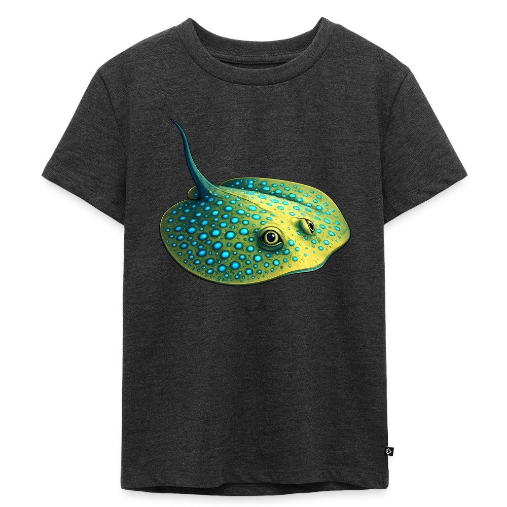 Blaupunktrochen - Kinder Premium T-Shirt - Anthrazit meliert