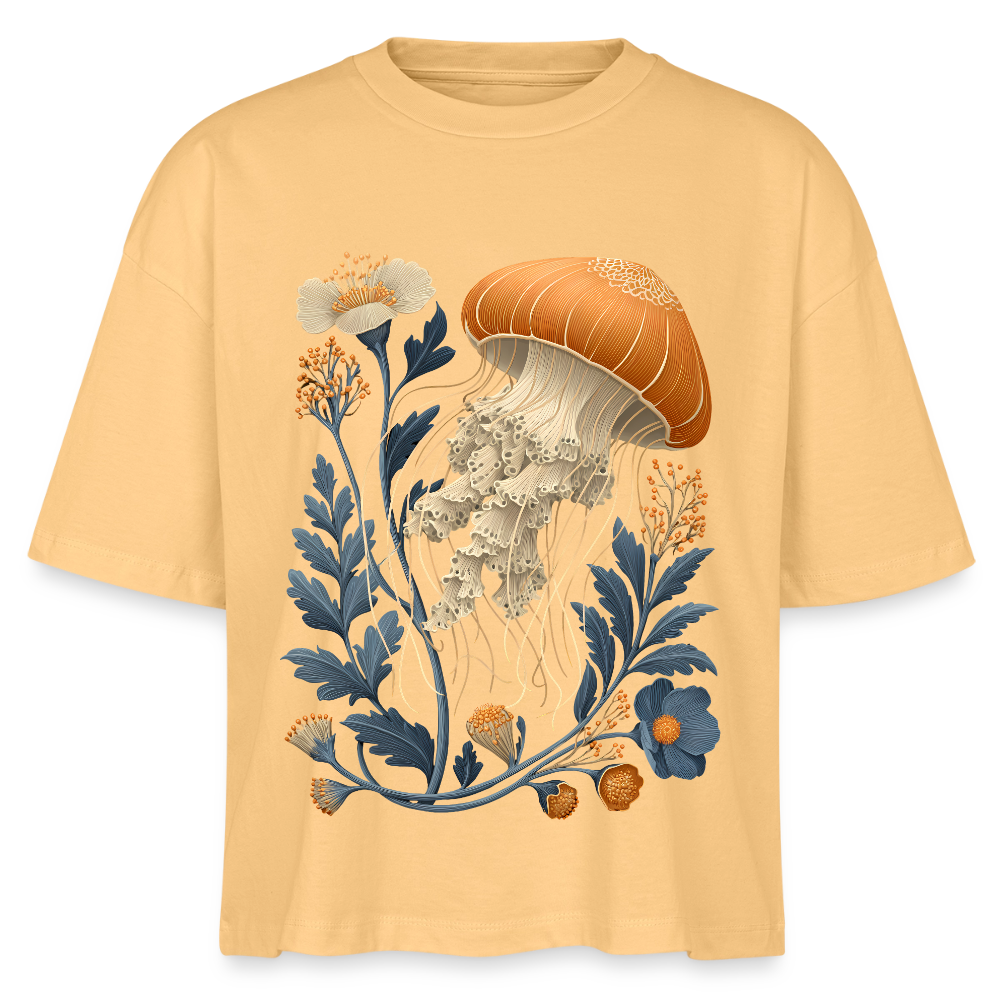 Ocean Bloom – Medusen-Art Boxy Bio-Shirt - Stanley/Stella Frauen Boxy Bio-T-Shirt Nova - by Artful Alchemist