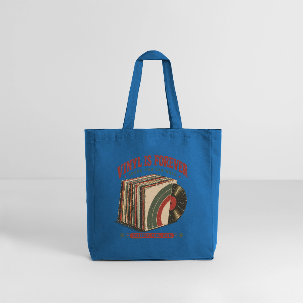 Vinyl Is Forever - Midweight recycelter Stoffbeutel von Stanley/Stella - Achtsames Blau