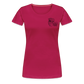 Bembel mit Gläsern  - Hessisch Mundart - Frauen Premium T-Shirt - dunkles Pink