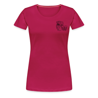 Bembel mit Gläsern - Hessisch Mundart - Frauen Premium T-Shirt - by Artful Alchemist