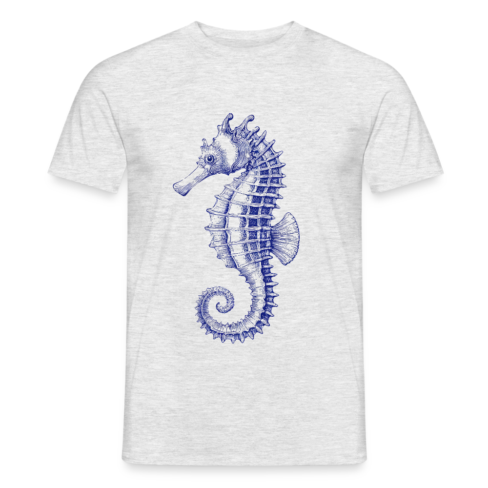 Indigo Seepferdchen - Männer T-Shirt - by Artful Alchemist