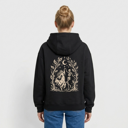 Moonlight Dance – Oversized Heavyweight Unisex Hoodie - Schwarz