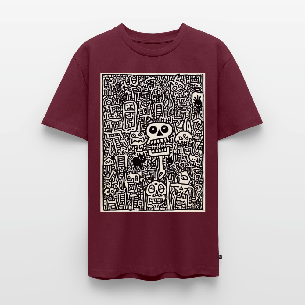 Weird Creatures – Männer Premium T-Shirt - Burgunderrot
