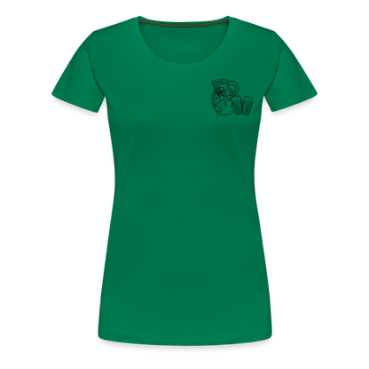 Bembel mit Gläsern - Hessisch Mundart - Frauen Premium T-Shirt - by Artful Alchemist