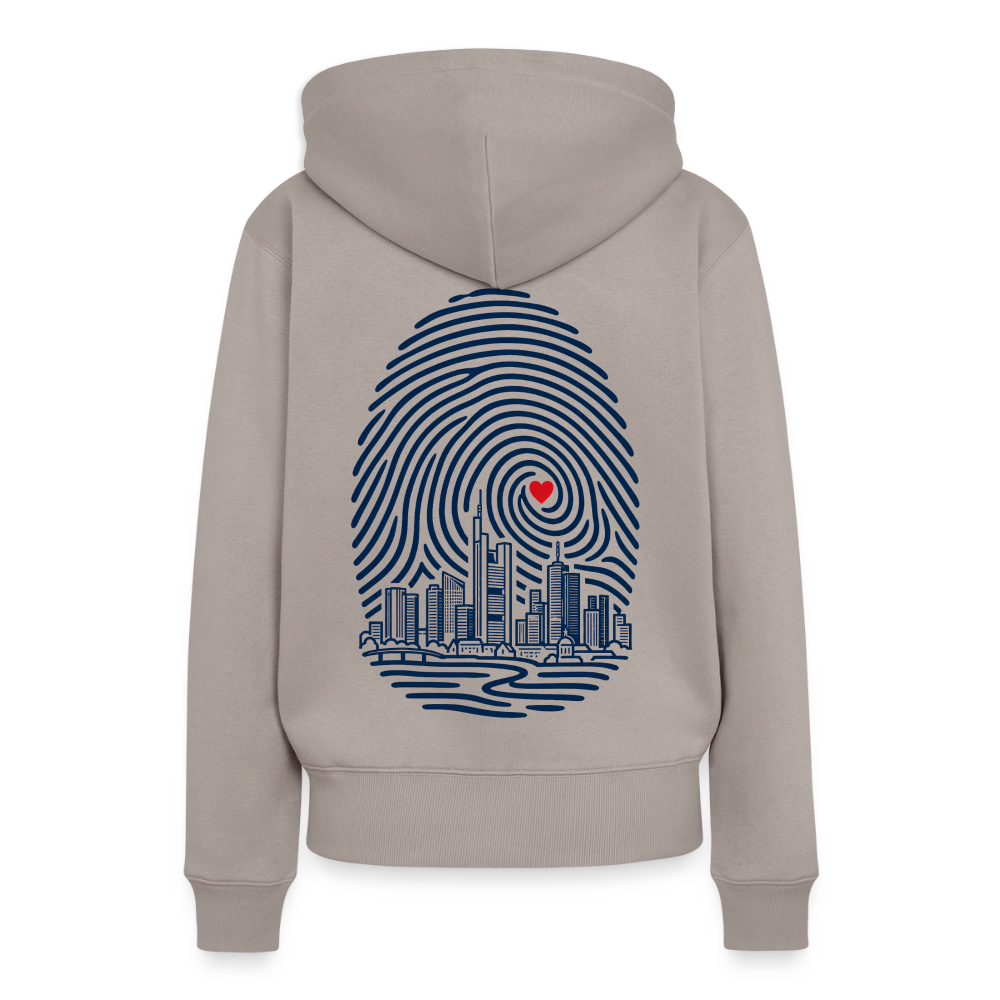 Frankfurt im Herzen - Frauen Premium Hoodie - by Artful Alchemist