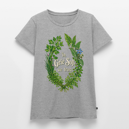 In Grie’ Soß We Trust - Frauen Premium T-Shirt - by Artful Alchemist