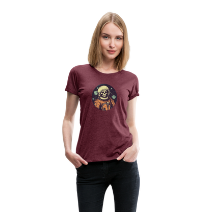 Gruseliges Skelett als Astronaut - Frauen Premium T-Shirt - by Artful Alchemist