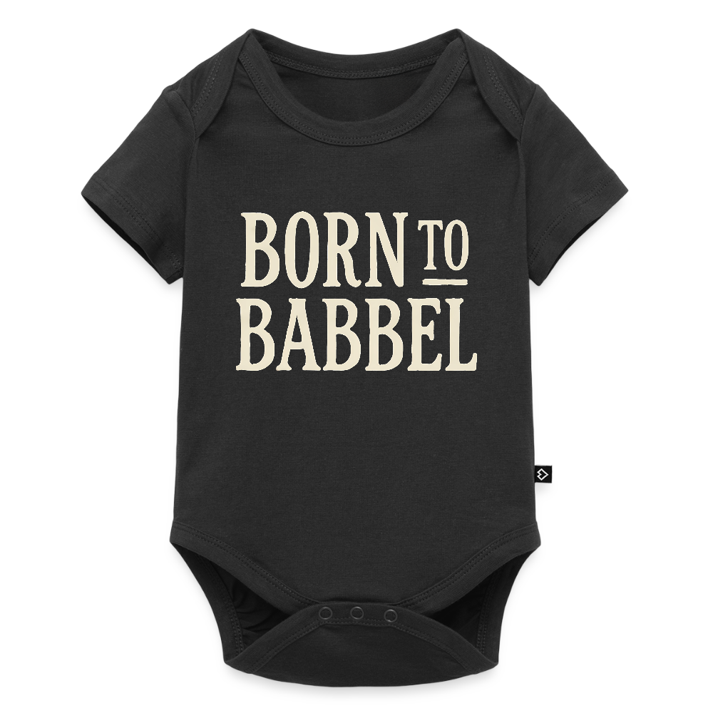 Born to Babbel – Hessisches Statement - Baby Bio-Kurzarm-Body - by Artful Alchemist