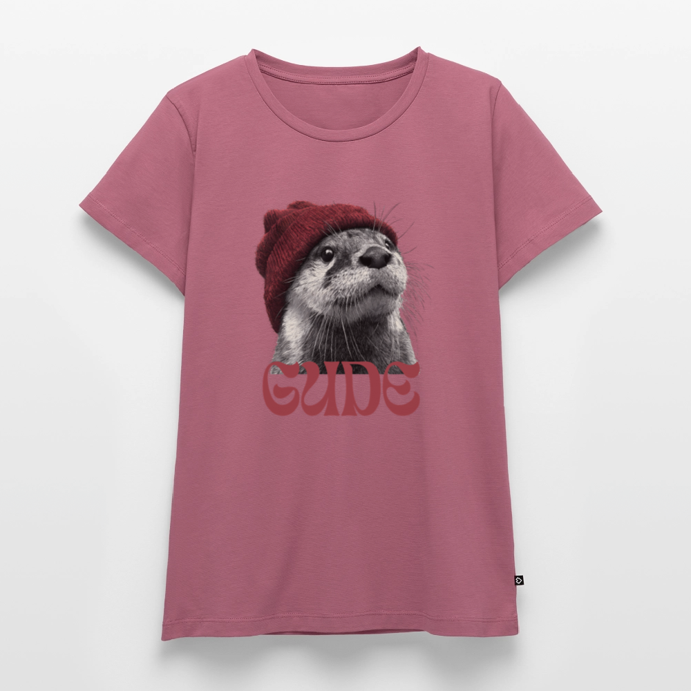Gude Otter - Frauen Premium Bio T-Shirt - Mauve