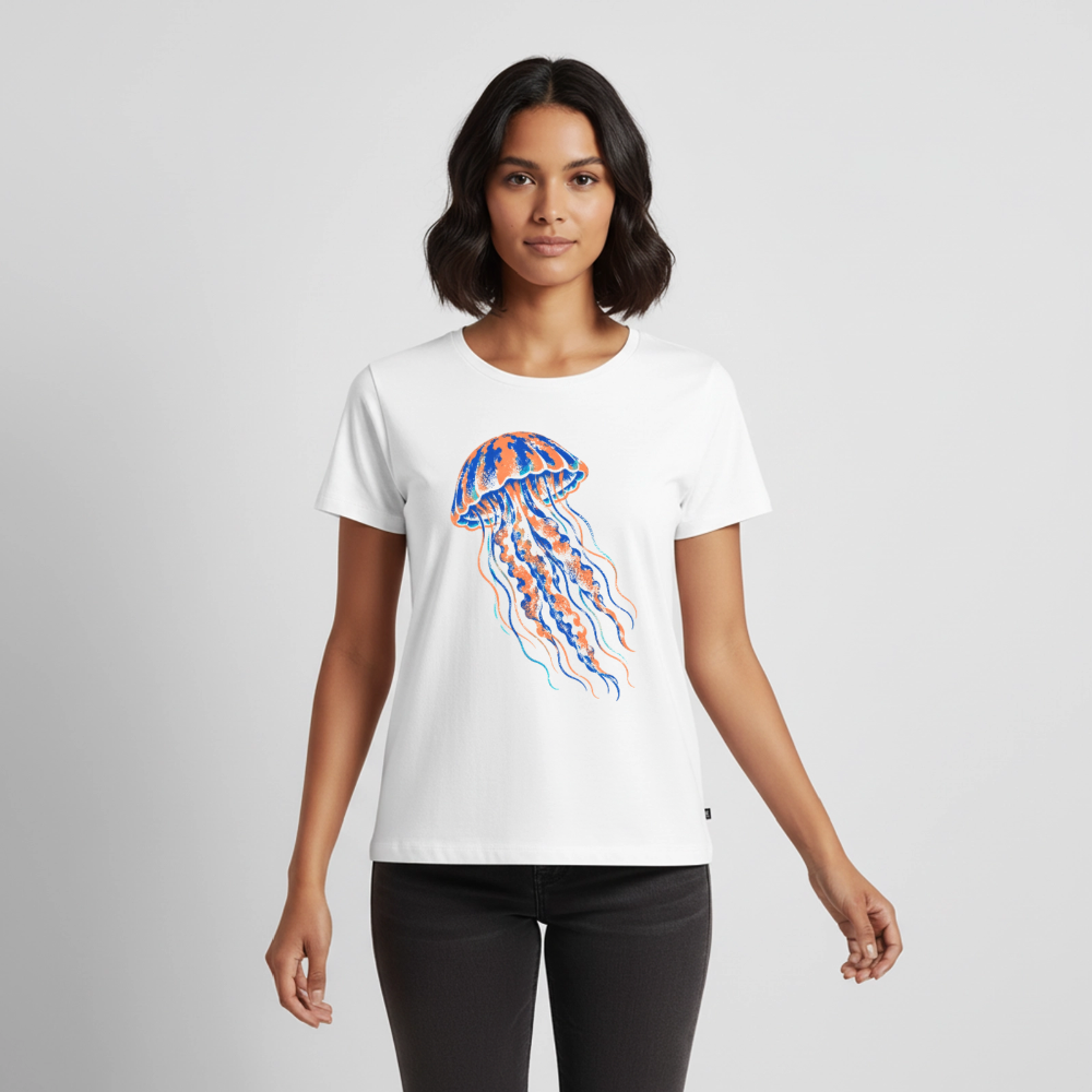 Jellyfish Ink – Frauen Premium T-Shirt - Weiß