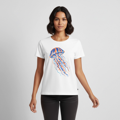 Jellyfish Ink – Frauen Premium T-Shirt - Weiß