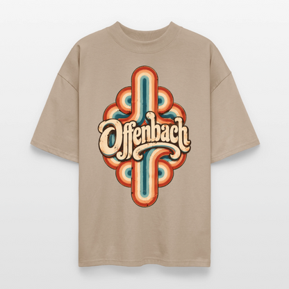 Offenbach Retro – Oversized Unisex Bio T-Shirt - Steingrau