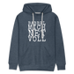 Babbel mich net voll - Herren Premium Hoodie - Jeansblau