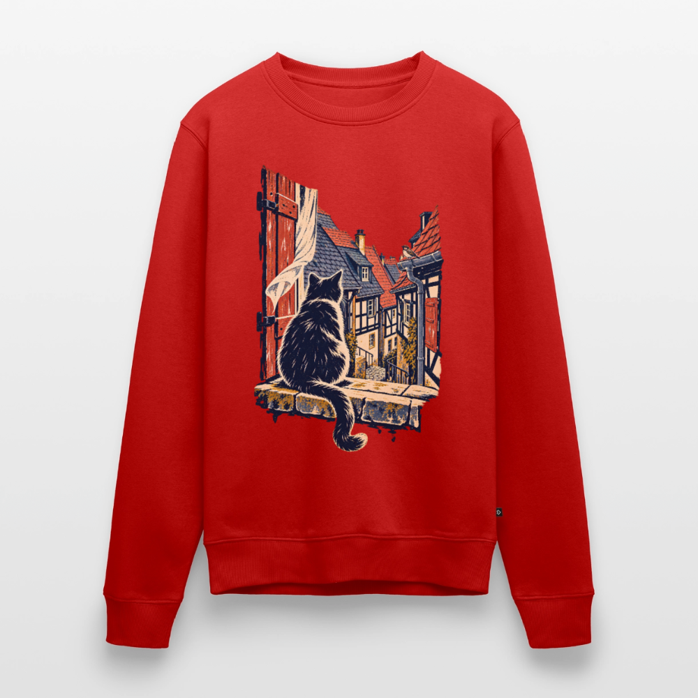 Altstadt-Katze – Männer Premium Pullover - by Artful Alchemist