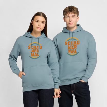„Schau Mer Mal“ – Retro Look aus Hessen - Unisex Hoodie - by Artful Alchemist