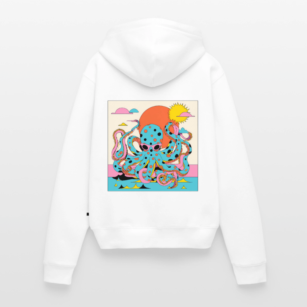 Octopus Summer – Retro Comic - Frauen Premium Bio Hoodie - by Artful Alchemist