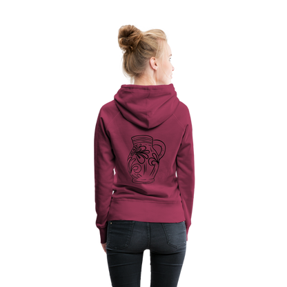 Frankfurter Bembel - Hessisch Mundart - Frauen Premium Hoodie - by Artful Alchemist