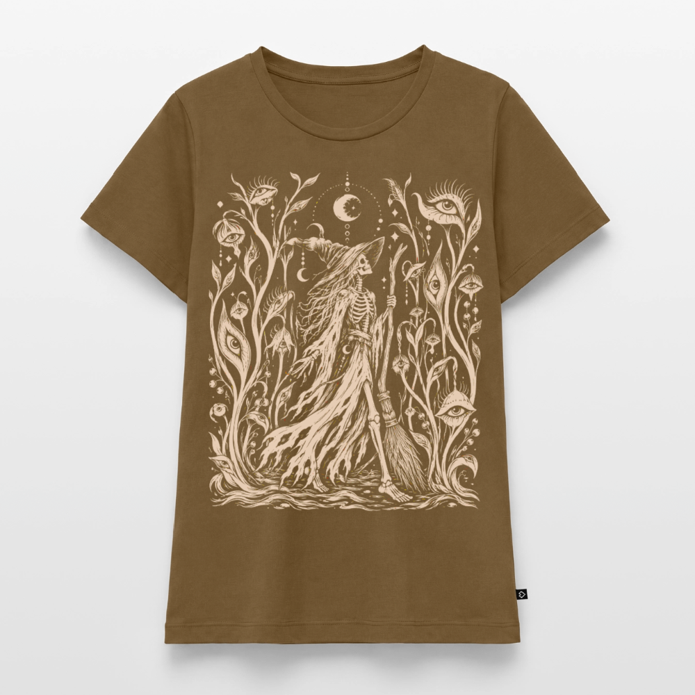 Moonlight Witch – Frauen Premium T-Shirt - Nussbraun