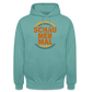 „Schau Mer Mal“ – Retro Look aus Hessen - Unisex Hoodie - Pastelltürkis