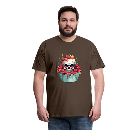 Gruseliges Horror Kirschtörtchen - Happy Halloween - Männer Premium T-Shirt - by Artful Alchemist