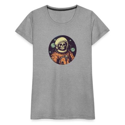 Gruseliges Skelett als Astronaut - Frauen Premium T-Shirt - by Artful Alchemist