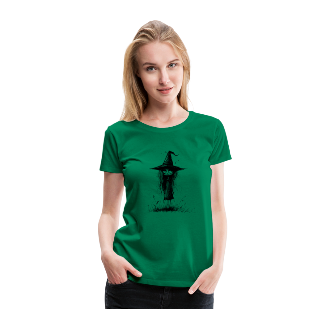 Kleine Hexe - Frauen Premium T-Shirt - Kelly Green