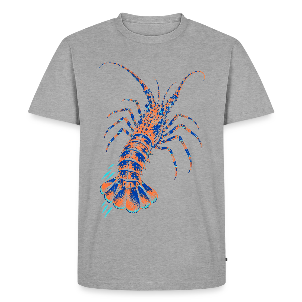 Lobster Ink – Männer Premium T-Shirt - Grau meliert