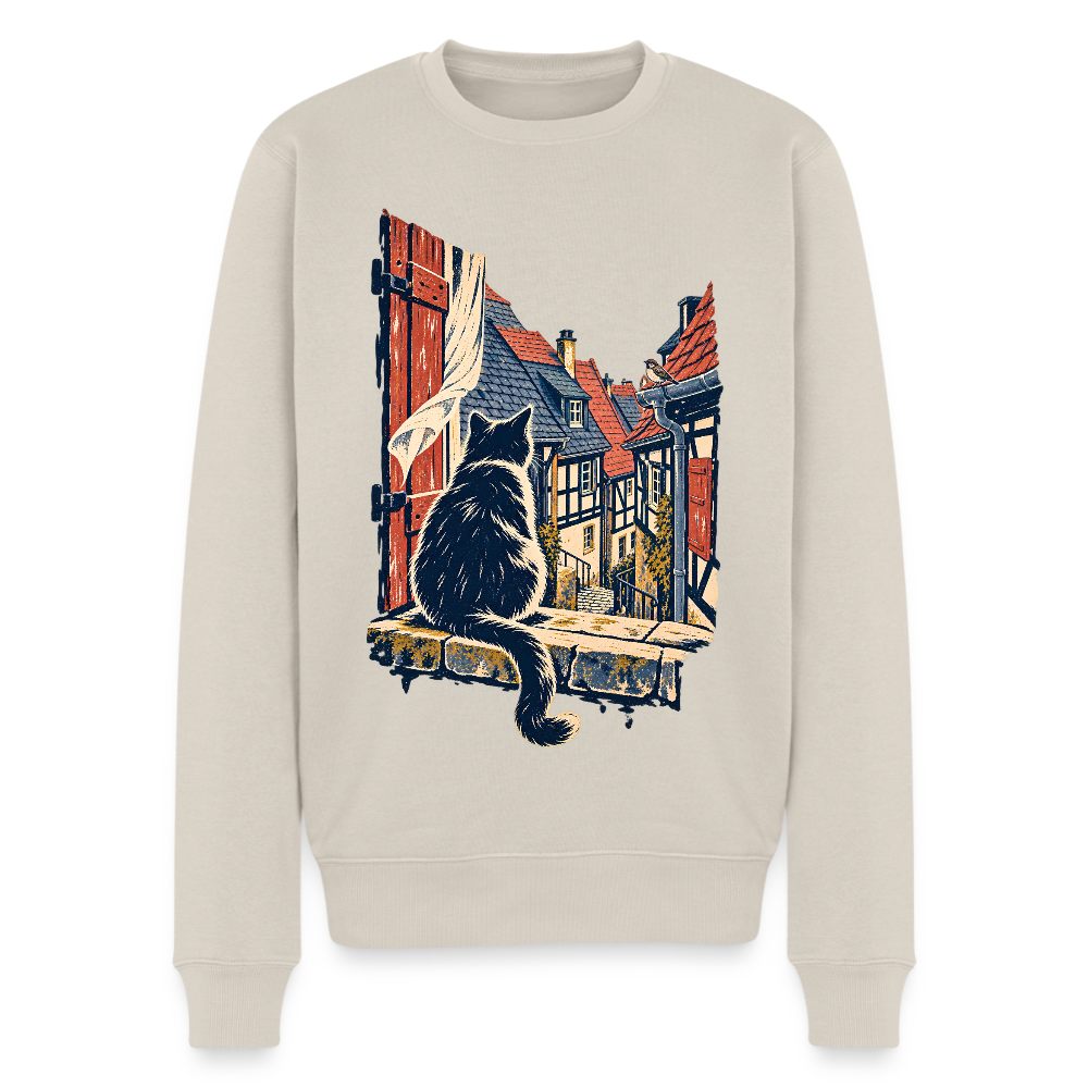 Altstadt-Katze – Männer Premium Pullover - by Artful Alchemist
