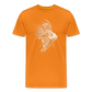 Rotfeuerfisch - Monochrom - Männer Premium T-Shirt - Orange