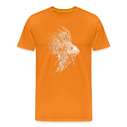 Rotfeuerfisch - Monochrom - Männer Premium T-Shirt - by Artful Alchemist