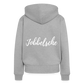 Jobbelsche - Hessisch Mundart - Frauen Premium Kapuzen Jacke - Grau meliert