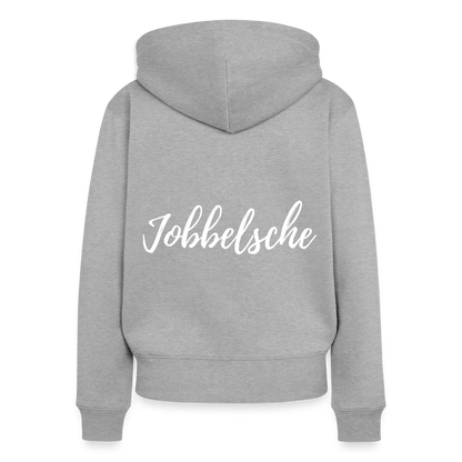 Jobbelsche - Hessisch Mundart - Frauen Premium Kapuzen Jacke - by Artful Alchemist