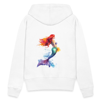 Meerjungfrau als Aquarelle - Frauen Premium Hoodie - by Artful Alchemist