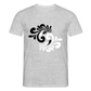 Hessisch Balance - Yin und Yang - Männer Shirt - Grau meliert