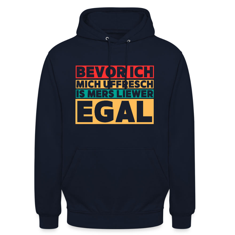 „Gude“ – Retro Look aus Hessen - Unisex Hoodie - Navy