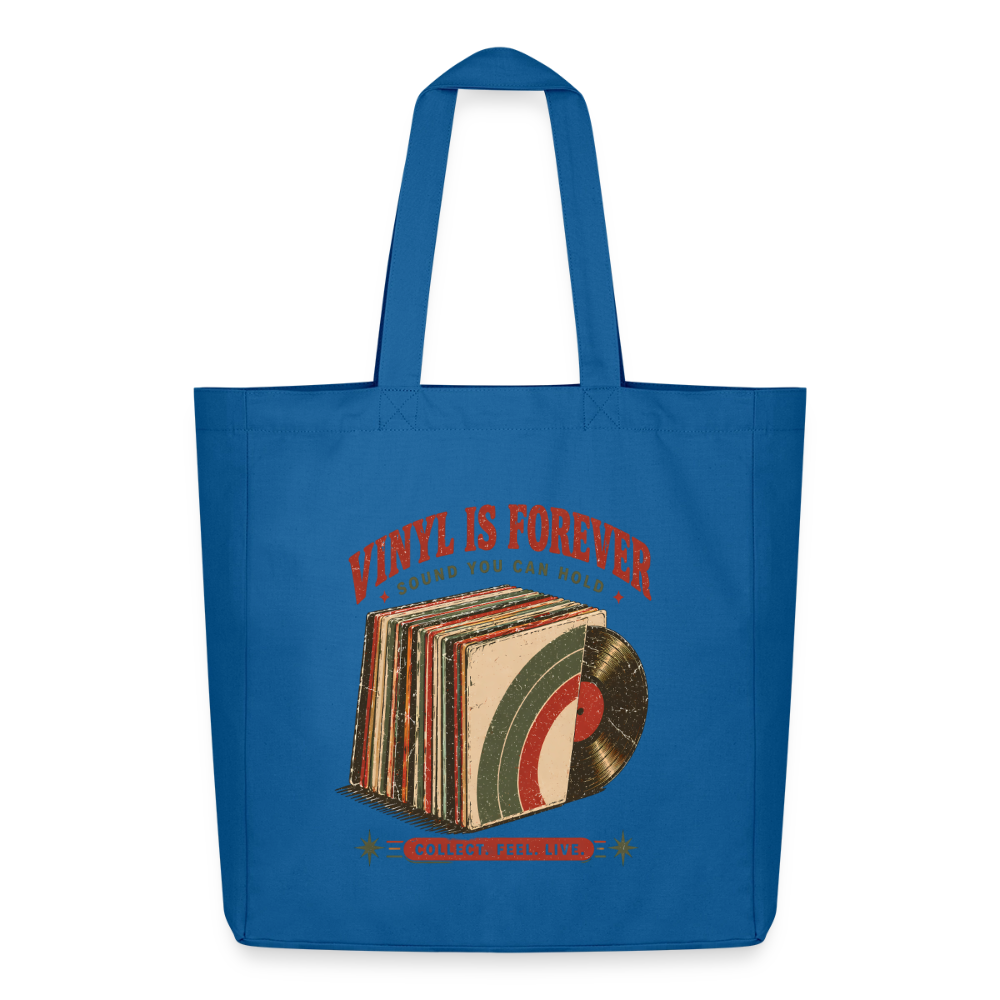 Vinyl Is Forever - Midweight recycelter Stoffbeutel von Stanley/Stella - Achtsames Blau