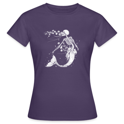 Florale Skelett Meerjungfrau - Frauen T-Shirt - by Artful Alchemist