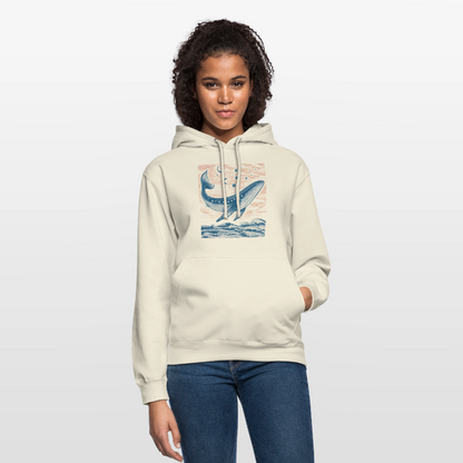 Kosmischer Wal – Retro Ocean Art - Unisex Hoodie - by Artful Alchemist