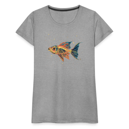 Bunter Meeres Fisch - Frauen Premium T-Shirt - by Artful Alchemist