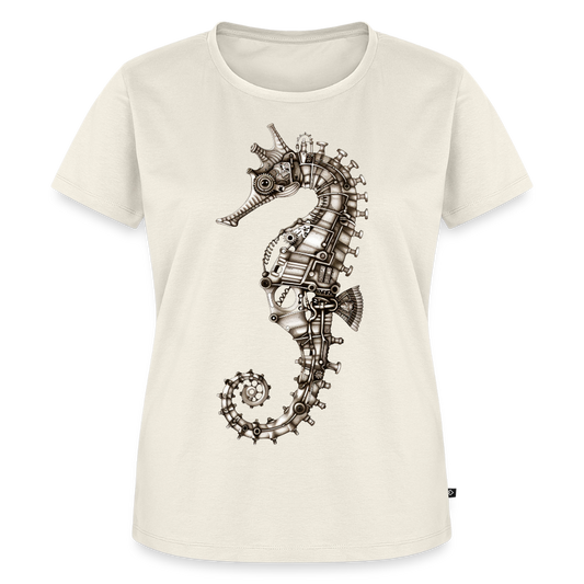 Clockwork Seahorse – Steampunk - Frauen Premium Bio T-Shirt - by Artful Alchemist