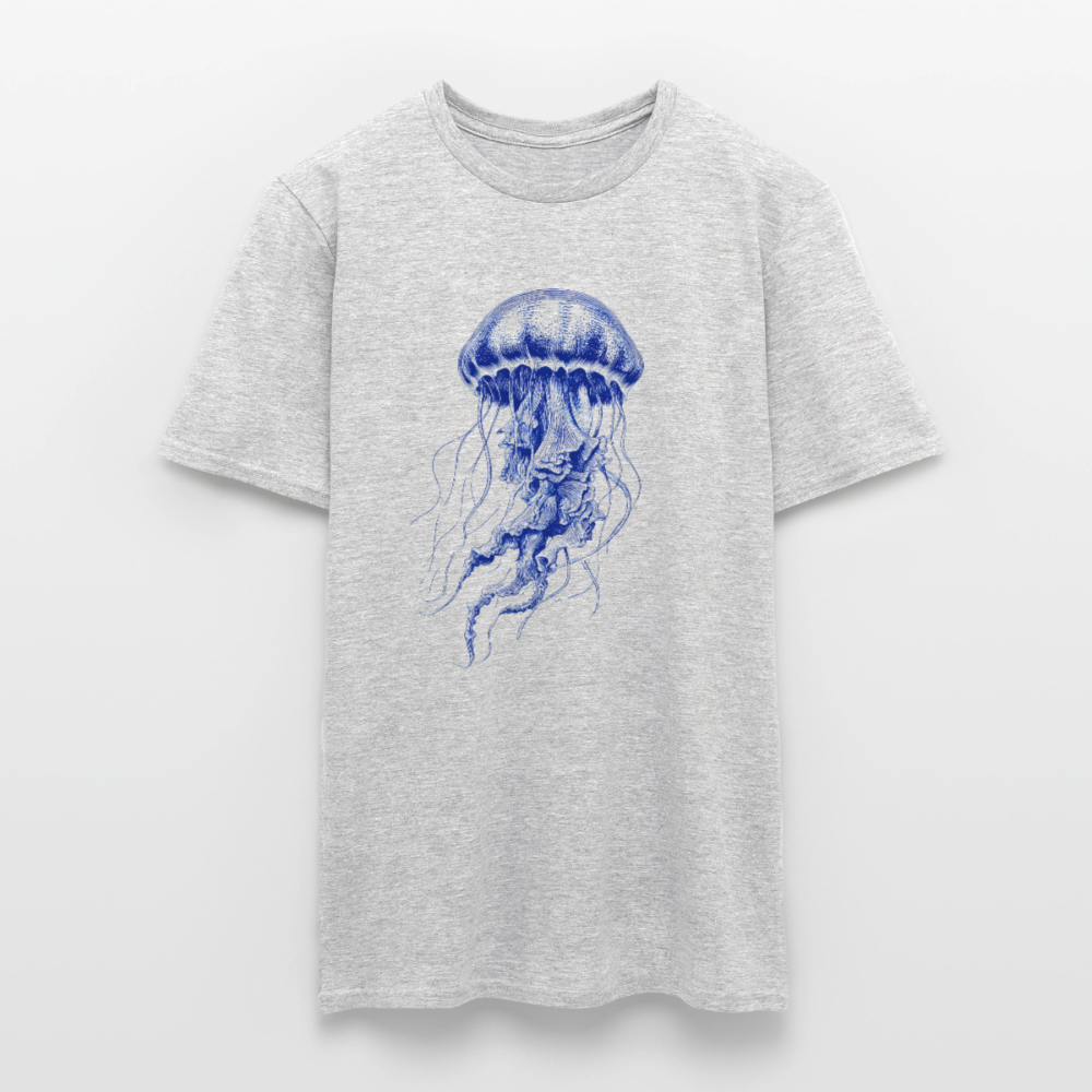 Deep Sea Indigo Qualle - Männer T-Shirt - by Artful Alchemist