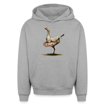 Gänseballerina - Oversized Heavyweight Unisex Hoodie - by Artful Alchemist