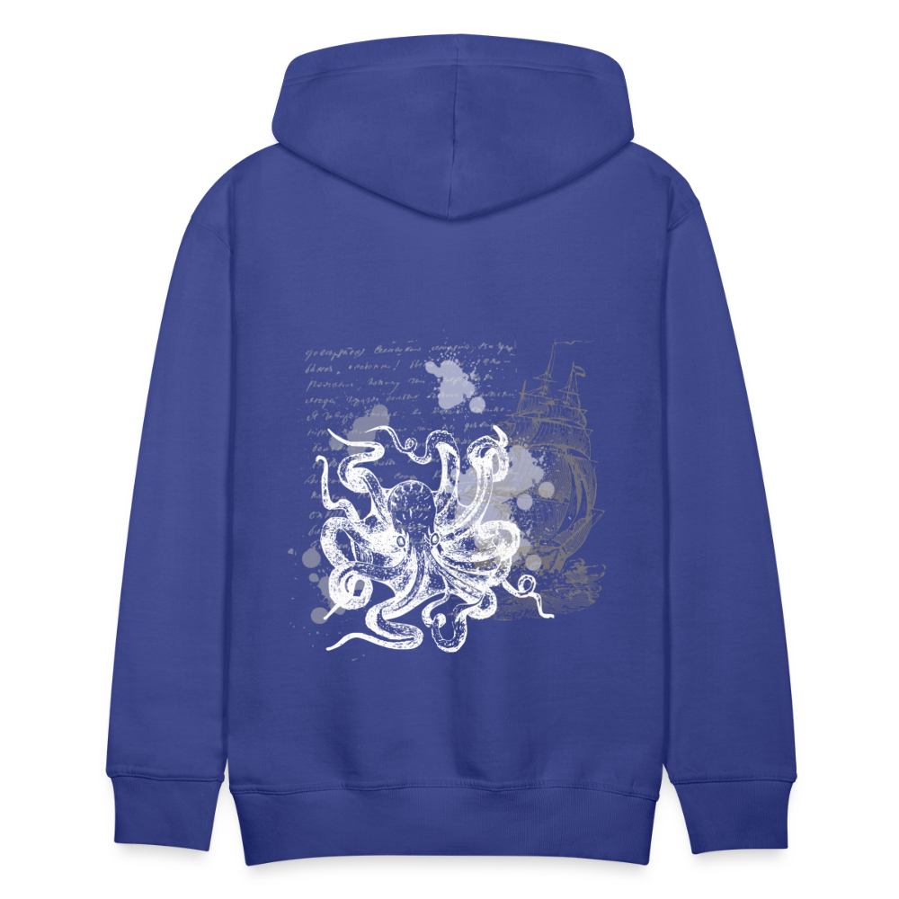 Vintage Steampunk Oktopus Motiv - Männer Premium Hoodie - Königsblau