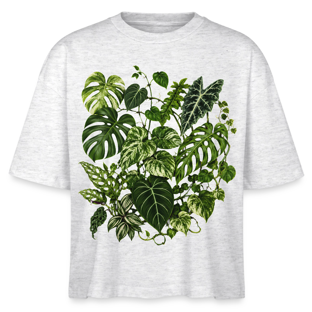 Urban Jungle - Stanley/Stella Frauen Boxy Bio-T-Shirt Nova - Weiß meliert
