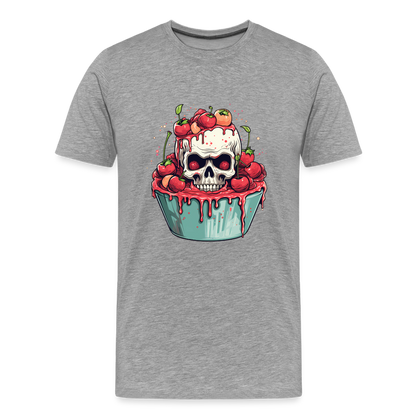 Gruseliges Horror Kirschtörtchen - Happy Halloween - Männer Premium T-Shirt - by Artful Alchemist