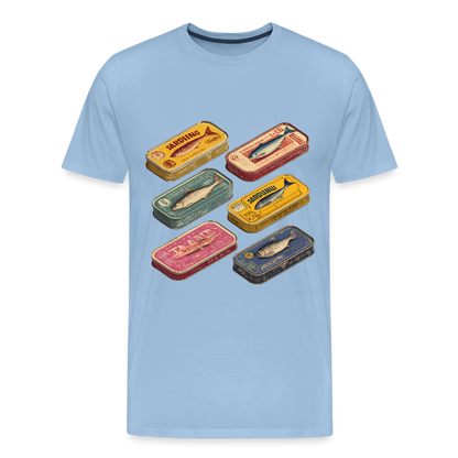 Vintage Sardine Cans Collective - Männer Premium T-Shirt - by Artful Alchemist