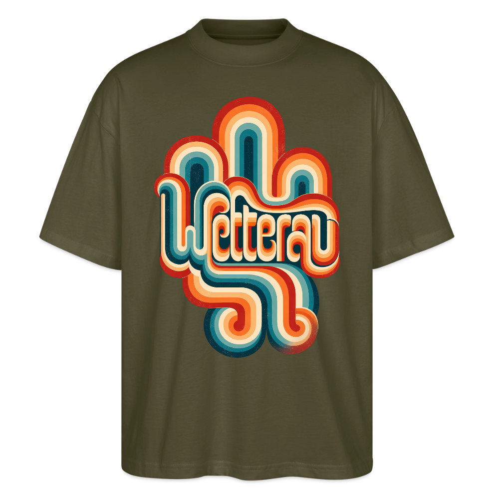 Wetterau Retro – Oversized Unisex Bio T-Shirt - Khaki